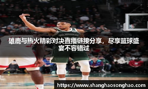 雄鹿与热火精彩对决直播链接分享，尽享篮球盛宴不容错过